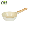 Chảo đúc sâu 20cm men gốm Ivory Green Cook GCP236-20IH