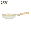 Chảo đúc sâu 20cm men gốm Ivory Green Cook GCP233-20IH