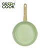 Chảo nhôm sâu men đá ceramic miệng rót Green Cook GCP231-20IH màu xanh 10 lớp chống dính sử dụng được trên tất cả các loại bếp - greencook