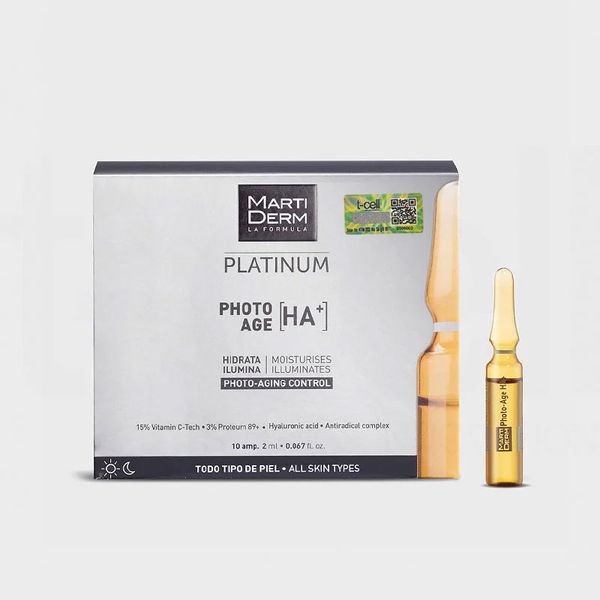  Ampoules 15% Vitamin C Nguyên Chất Chống Lão Hóa - MartiDerm Platinum Photo Age HA+ 