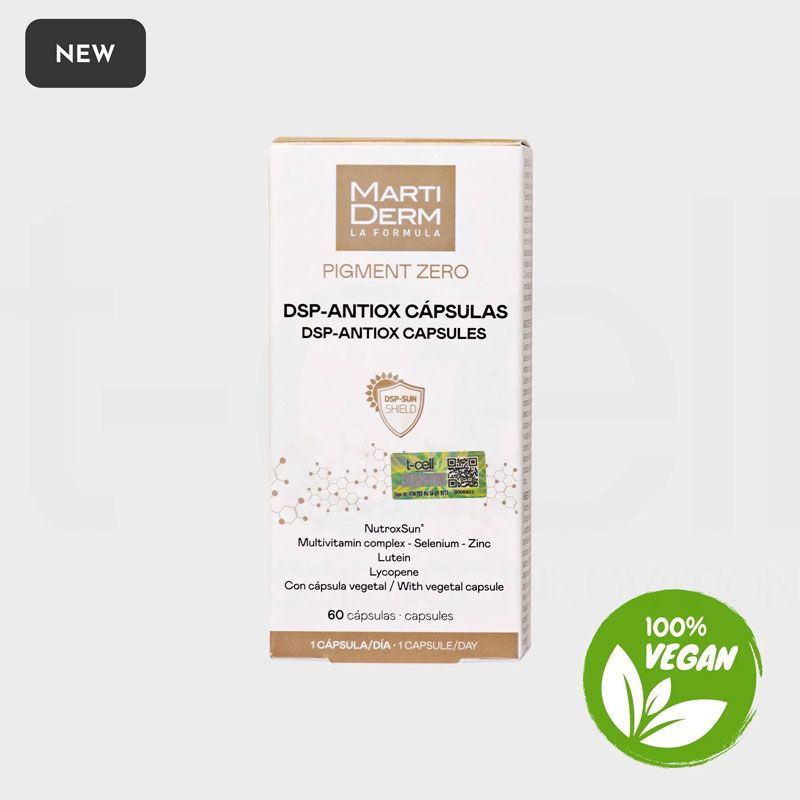 Viên Uống Chống Nắng Thuần Chay - MartiDerm Pigment Zero DSP Antiox Capsules (60 Viên)