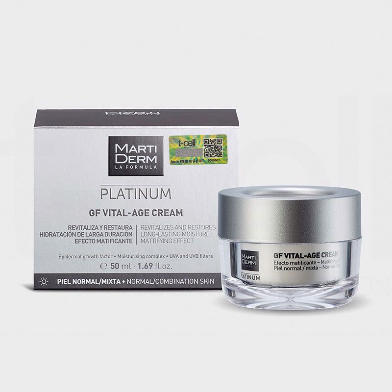  Kem Dưỡng Phục Hồi Chống Lão Hóa Đa Chức Năng - MartiDerm Platinum GF Vital Age Cream normal/mixed Skin (50ml) 