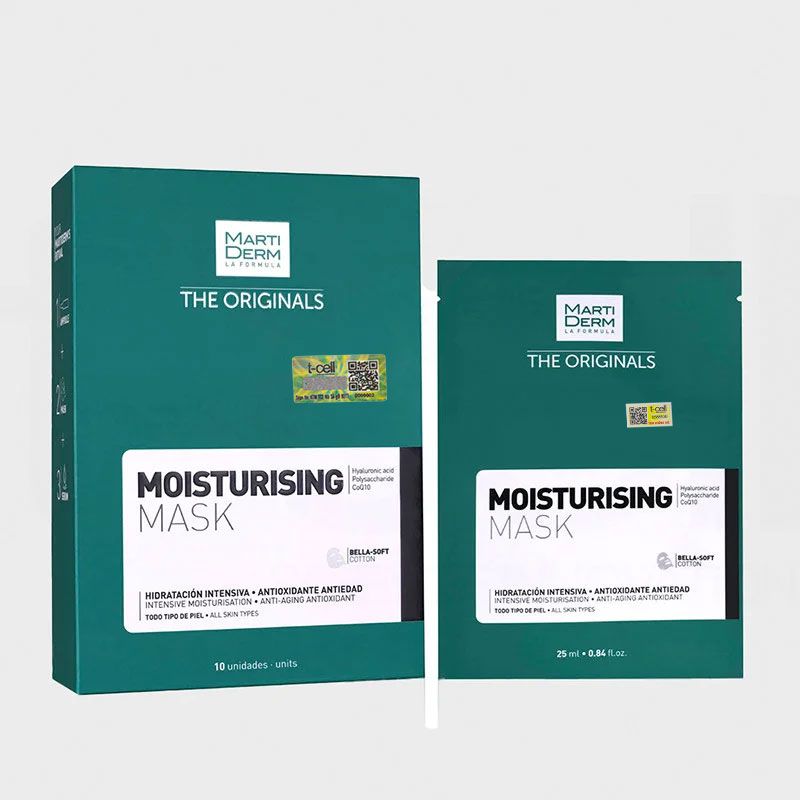  Mặt nạ dưỡng ẩm da - MartiDerm The Originals Moisturising Mask (25ml x 10 miếng) 