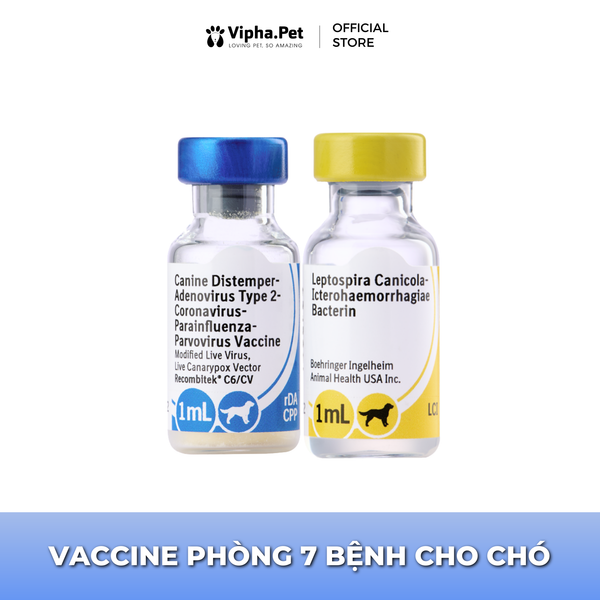 RECOMBITEK®C6/CV - vaccine 7 bệnh cho chó