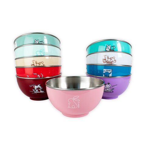 Tô Inox 304 cách nhiệt Zebra Darling 15cm - 135202 || Darling Heat Insulated Stainless Steel Bowl 15cm - 135202