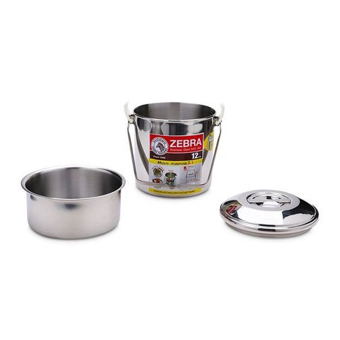 Camen Inox có ngăn sâu lòng 12cm - 151624 || Deep Stainless Steel Mess Kit With Compartments 12cm - 151624