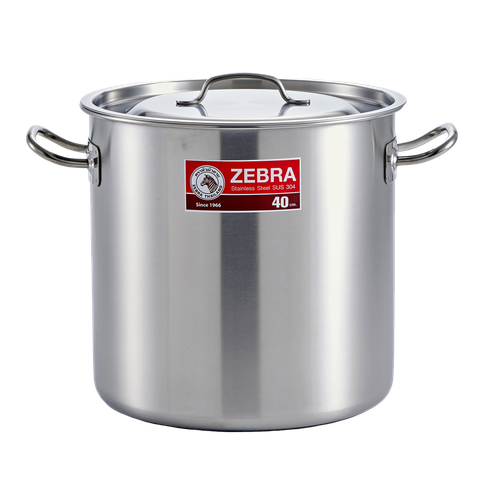 Nồi hầm Inox 1 đáy 40x40cm 50L - 171040 || 1-layer-bottom stainless steel stockpot  40x40cm 50L - 171040