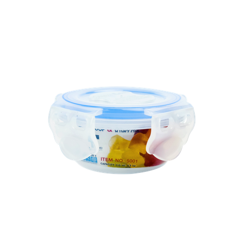 Hộp nhựa Superlock - 5001 - tròn || Superlock Plastic Round Food Container - 5001