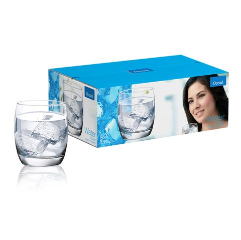 Bộ 6 ly thủy tinh Ivory rock 265ml - 5B1300906G0000 || Set of 6 Ivory rock glasses 265ml - 5B1300906G0000