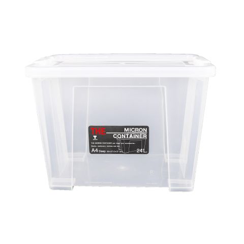 Thùng nhựa MICRONWARE  24L - 6652 || Micron Ware Plastic Box 24L - 6652