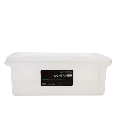 Thùng nhựa có nắp MICRONWARE  6L - 6657 || Plastic Box With Lid 6L - 6657