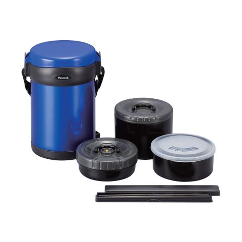 Bộ hộp cơm giữ nhiệt Peacock 1.8L - ARL-18 || Set of Peacock insulated food storage containers 1.8L - ARL-18