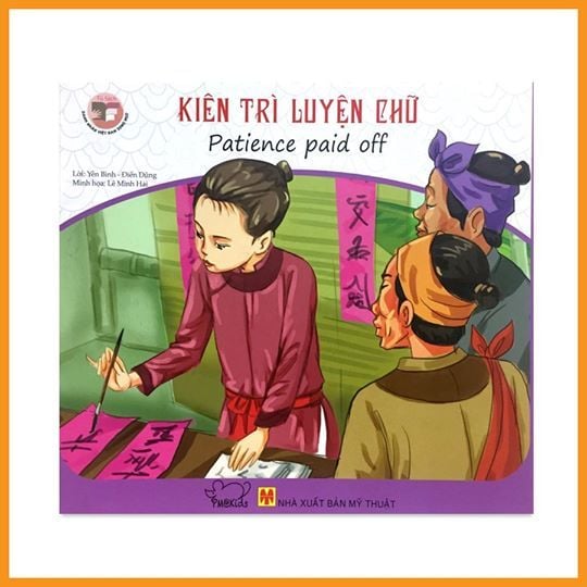 Danh nhân Việt Nam song ngữ: Kiên trì luyện chữ