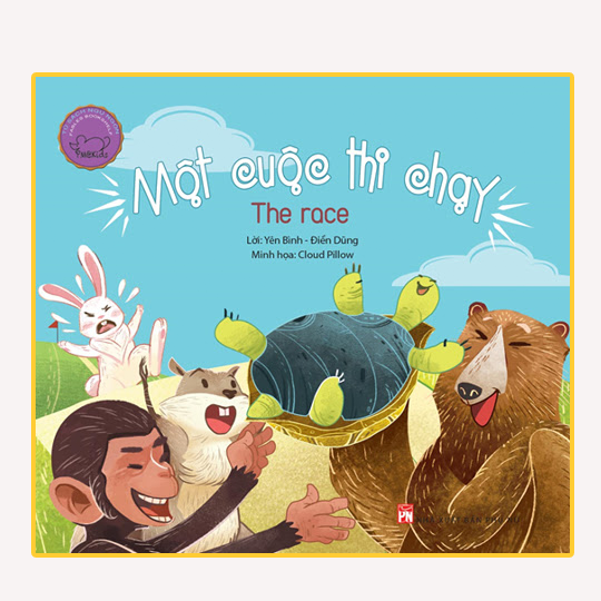 Ngụ ngôn song ngữ Anh - Việt: Một cuộc thi chạy (Tái bản)