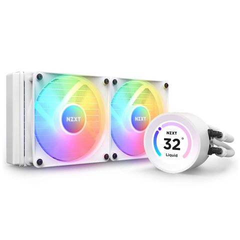  Tản nhiệt nước NZXT Kraken Elite 240 RGB White (RL-KR24E-W1) 