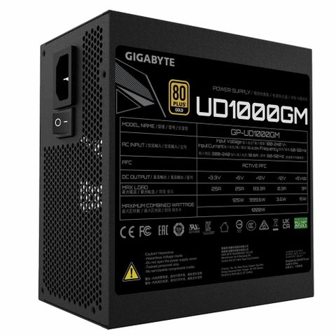  ( 1000W ) Nguồn máy tính GIGABYTE UD1000GM 80 PLUS GOLD 