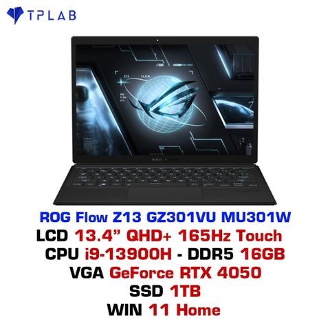  Laptop gaming ASUS ROG Flow Z13 GZ301VU MU301W 