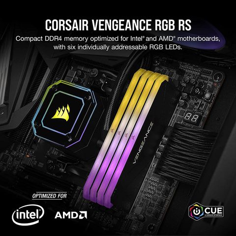  ( 2x16GB DDR4 3200 ) RAM 32GB Corsair Vengeance RGB RS CL16 ( CMG32GX4M2E3200C16 ) 