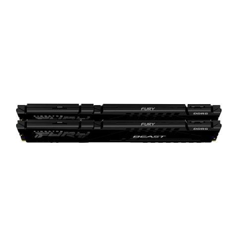  (2x16GB 5200) Ram Kingston Fury Beast Black 32GB DDR5 CL40 (KF552C40BBK2-32) 