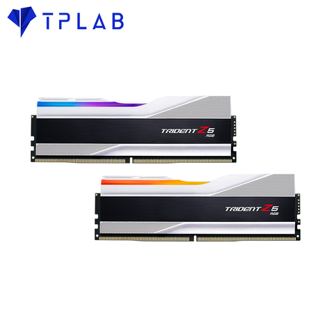 ( 2x16GB DDR5 5600 ) RAM 32GB GSKILL Trident Z5 RGB Silver CL36 (F5-5600J3636C16GX2-TZ5RS) 