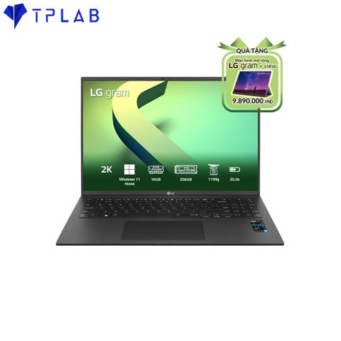  Laptop LG Gram 2022 16Z90Q-G.AH52A5 (i5-1240P | 16GB | 256GB | 16 inch WQXGA | Black) 