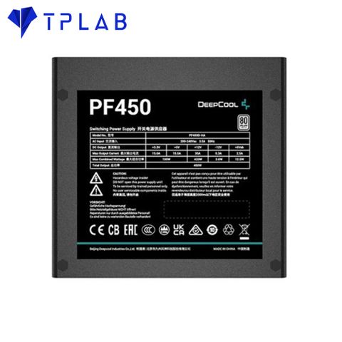  ( 450W ) Nguồn máy tính Deepcool PF450D 80 Plus 