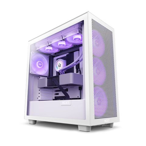  Case máy tính NZXT H7 Flow RGB White 