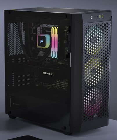  Case máy tính Corsair 480T RGB Airflow Tempered Glass Mid-Tower Black 