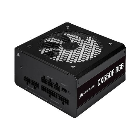  ( 550W ) Nguồn máy tình CORSAIR CX550F RGB Black 80 PLUS BRONZE 