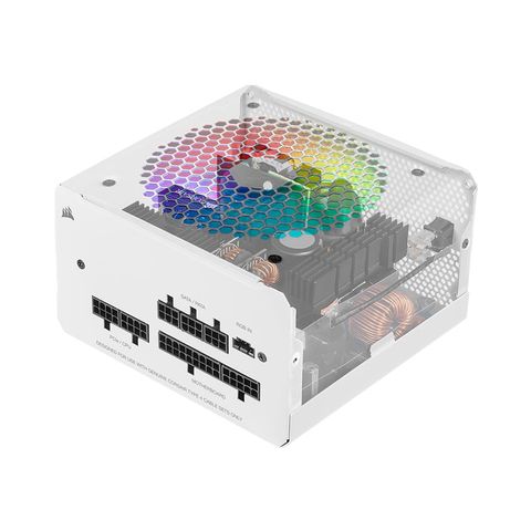  ( 550W ) Nguồn máy tình CORSAIR CX550F RGB White 80 PLUS BRONZE 