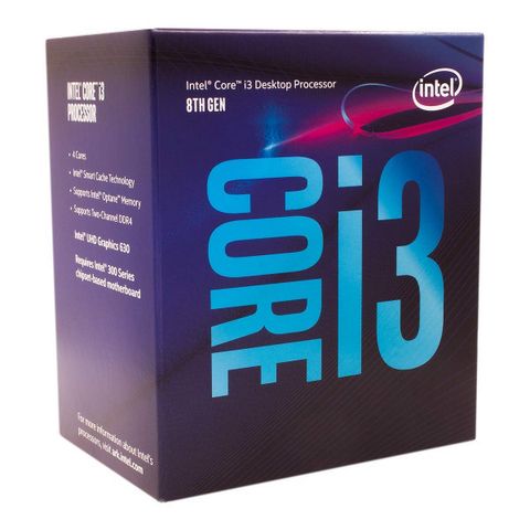  CPU Intel Core I3 8100 / 3.6GHz / 6MB / 4 Nhân 4 Luồng ( BOX CHÍNH HÃNG ) 