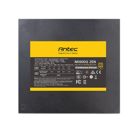  ( 600W ) Nguồn Máy Tính ANTEC NE600G Zen 80 PLUS GOLD 