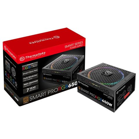  ( 650W ) Nguồn máy tính Thermaltake Smart Pro RGB 80 PLUS BRONZE 