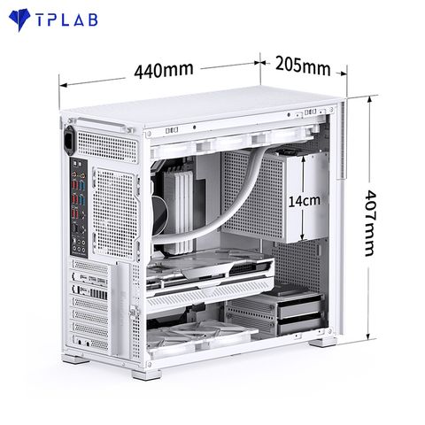  Case Jonsbo D41 STD White ( Mid Tower/Màu Trắng) 