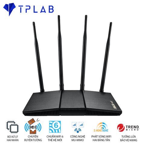  Router wifi ASUS RT-AX1800HP MU-MIMO AX1800Mbps 