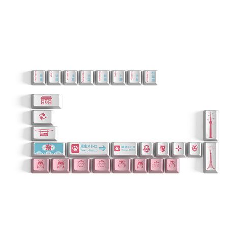  Bộ Akko World Tour Tokyo R2 Keycap (28-Key Kit) 