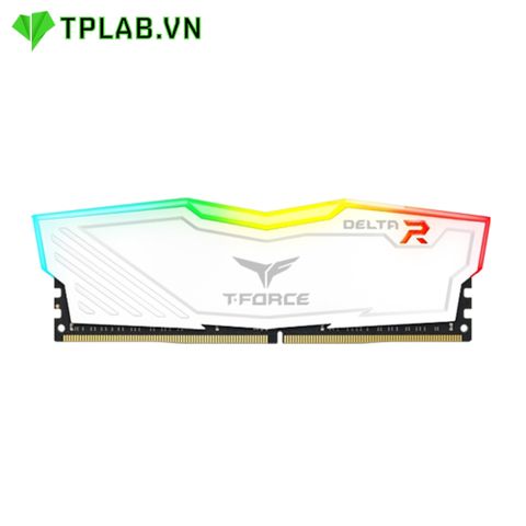  ( 1x16GB DDR4 3200 ) RAM 16GB T-Force DELTA RGB WHITE 
