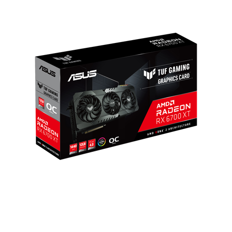  ASUS TUF GAMING RX 6700 XT 12GB OC GDDR6 