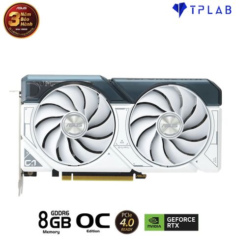  ASUS Dual GeForce RTX 4060 Ti White OC Edition 8GB GDDR6 