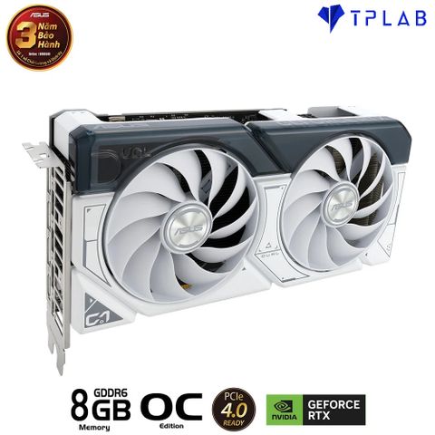  ASUS Dual GeForce RTX 4060 Ti White OC Edition 8GB GDDR6 