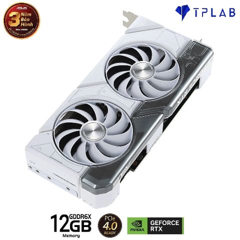  ASUS Dual GeForce RTX 4070 White Edition 12GB GDDR6X 