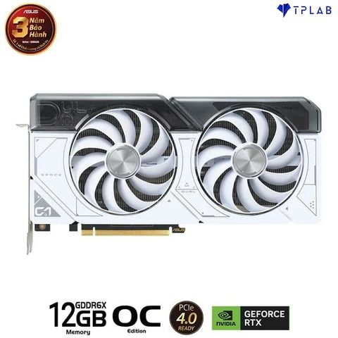  ASUS Dual GeForce RTX 4070 SUPER White OC Edition 12GB GDDR6X (DUAL-RTX4070S-O12G-WHITE) 