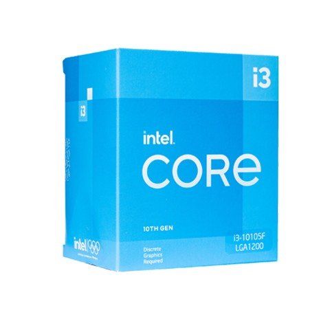  CPU Intel Core I3 10105F / 3.7GHz / 6MB / 4 Nhân 8 Luồng ( BOX NHẬP KHẨU ) 