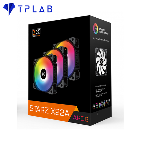  Fan XIGMATEK STARZ - X22A ARGB (3PCS) + HUB 