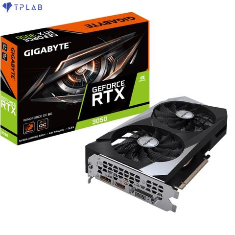  GIGABYTE GeForce RTX 3050 6GB WINDFORCE OC (GV-N3050WF2OC-6GD) 