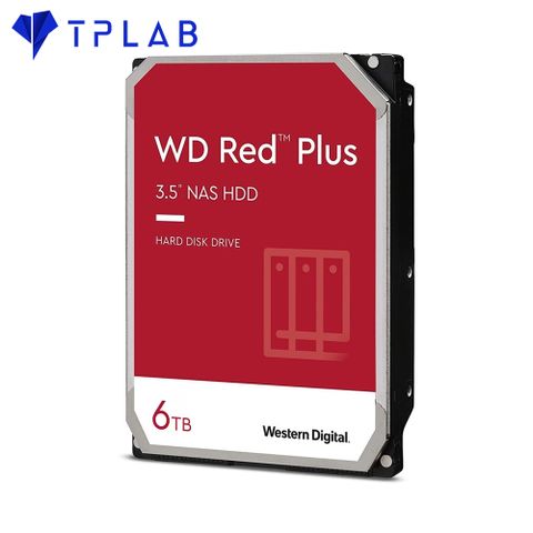  HDD WD Red Plus 6TB 3.5 inch SATA III 128MB Cache 5400RPM WD60EFZX 