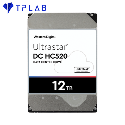  HDD WD Ultrastar HC520 12TB 3.5 inch SATA Ultra 512E SE HE123 256MB Cache 7200RPM HUH721212ALE604 