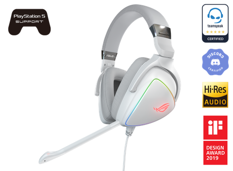  Headset ROG Delta White 