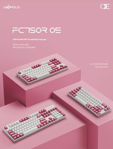  Bàn phím LEOPOLD FC660MPD Pink OE - OEM Profile 