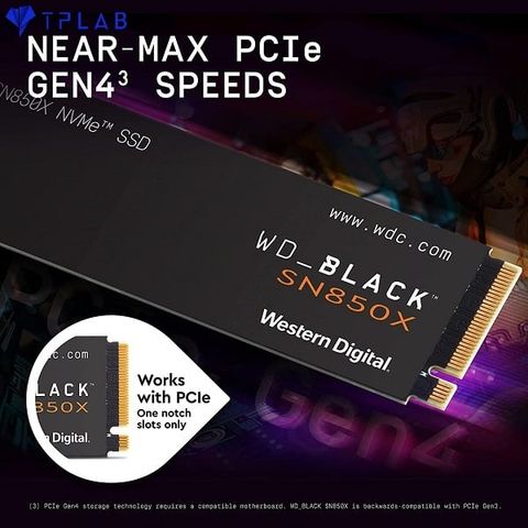  SSD Western WD Black SN850X NVME PCIe 4.0 